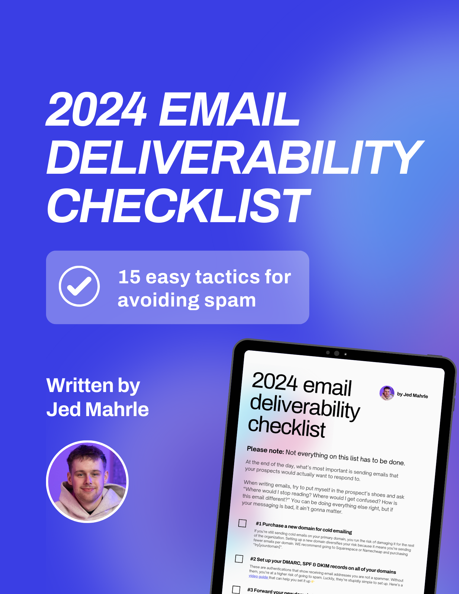 2024 Email Deliverability Checklist by Jed Mahrle (1)