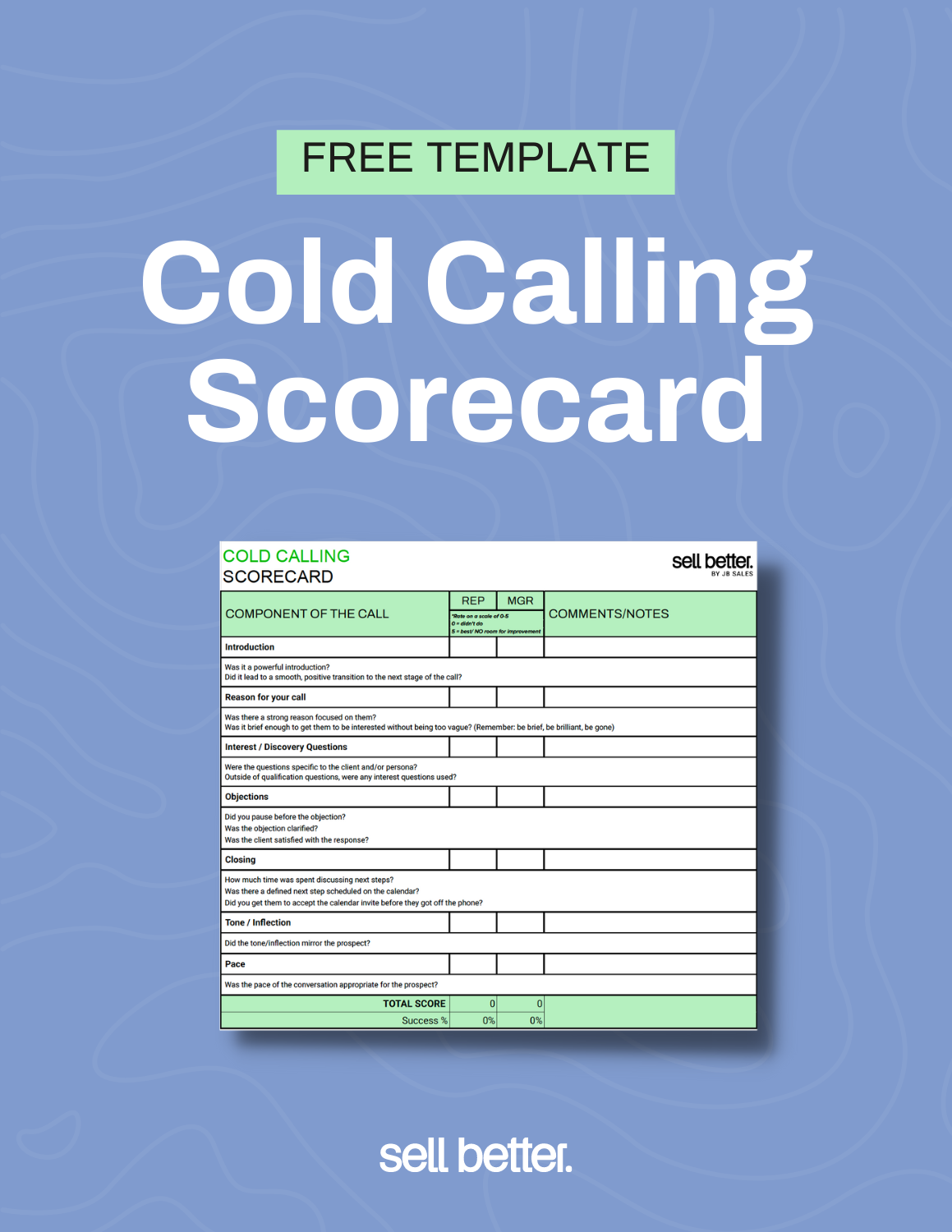 Cold Calling Scorecard