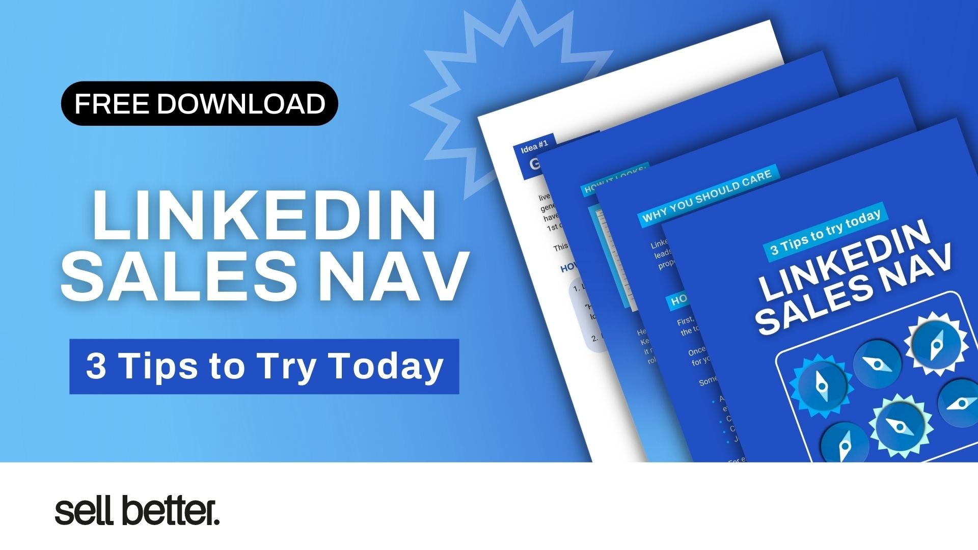 Tom Alaimos 3  LinkedIn Sales Nav tips Lead Magnet Design- Landing Page